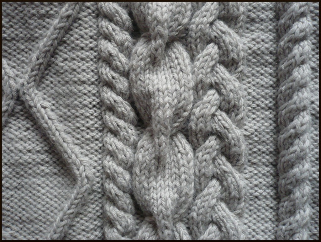 patron tricot torsade