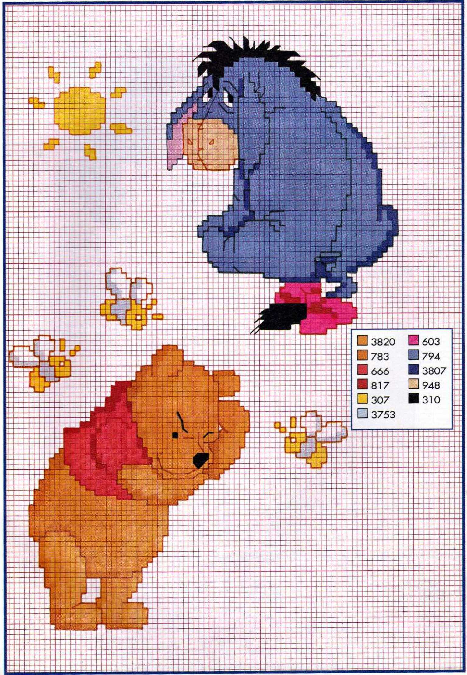patron tricot winnie l ourson