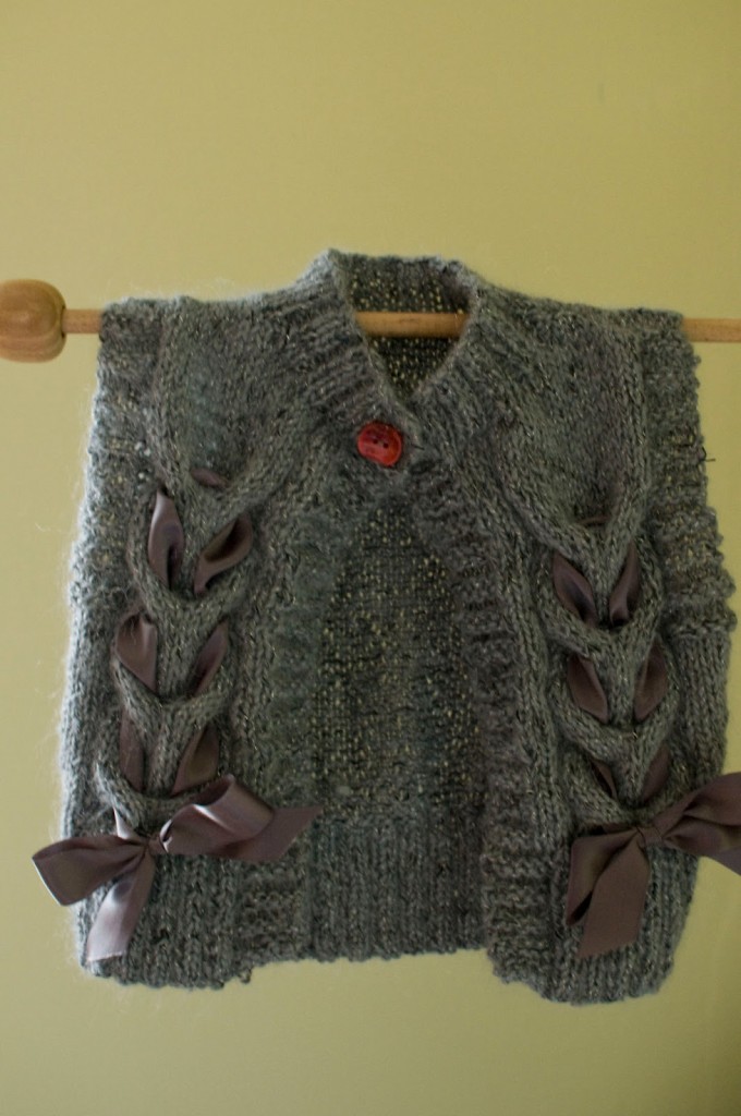patron tricot gilet 2 ans