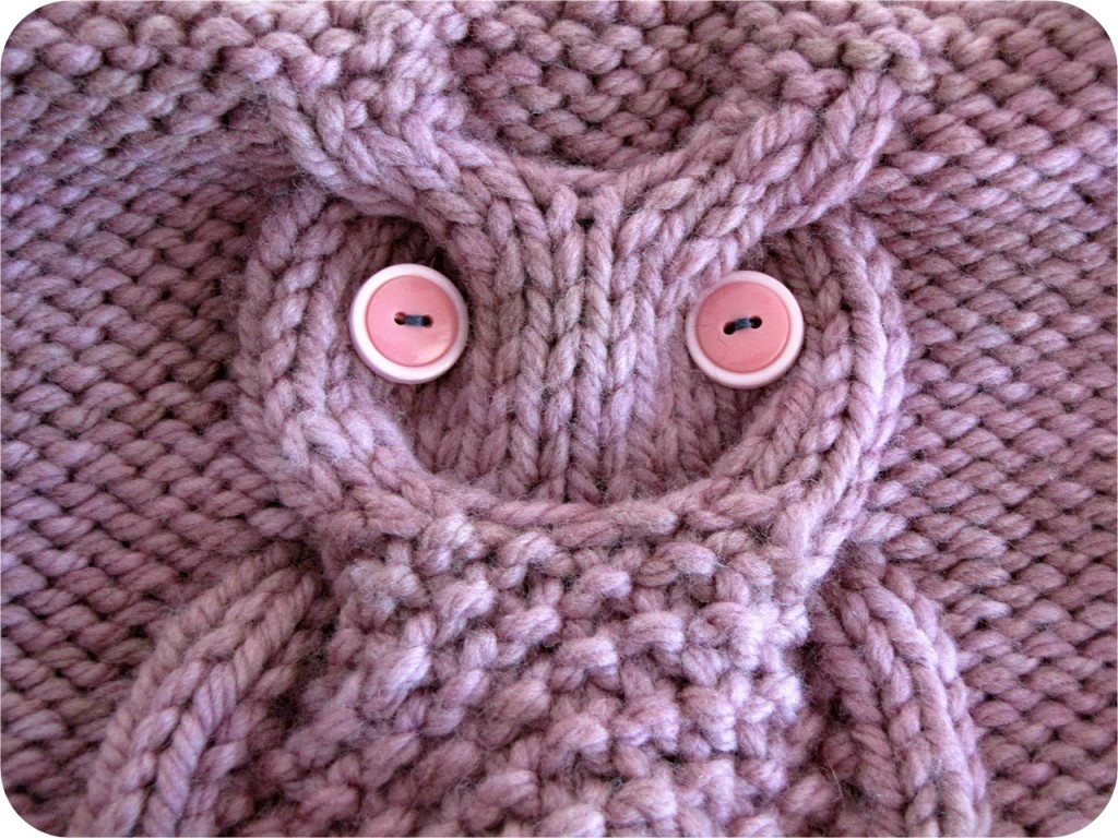 patron tricot tuque hibou