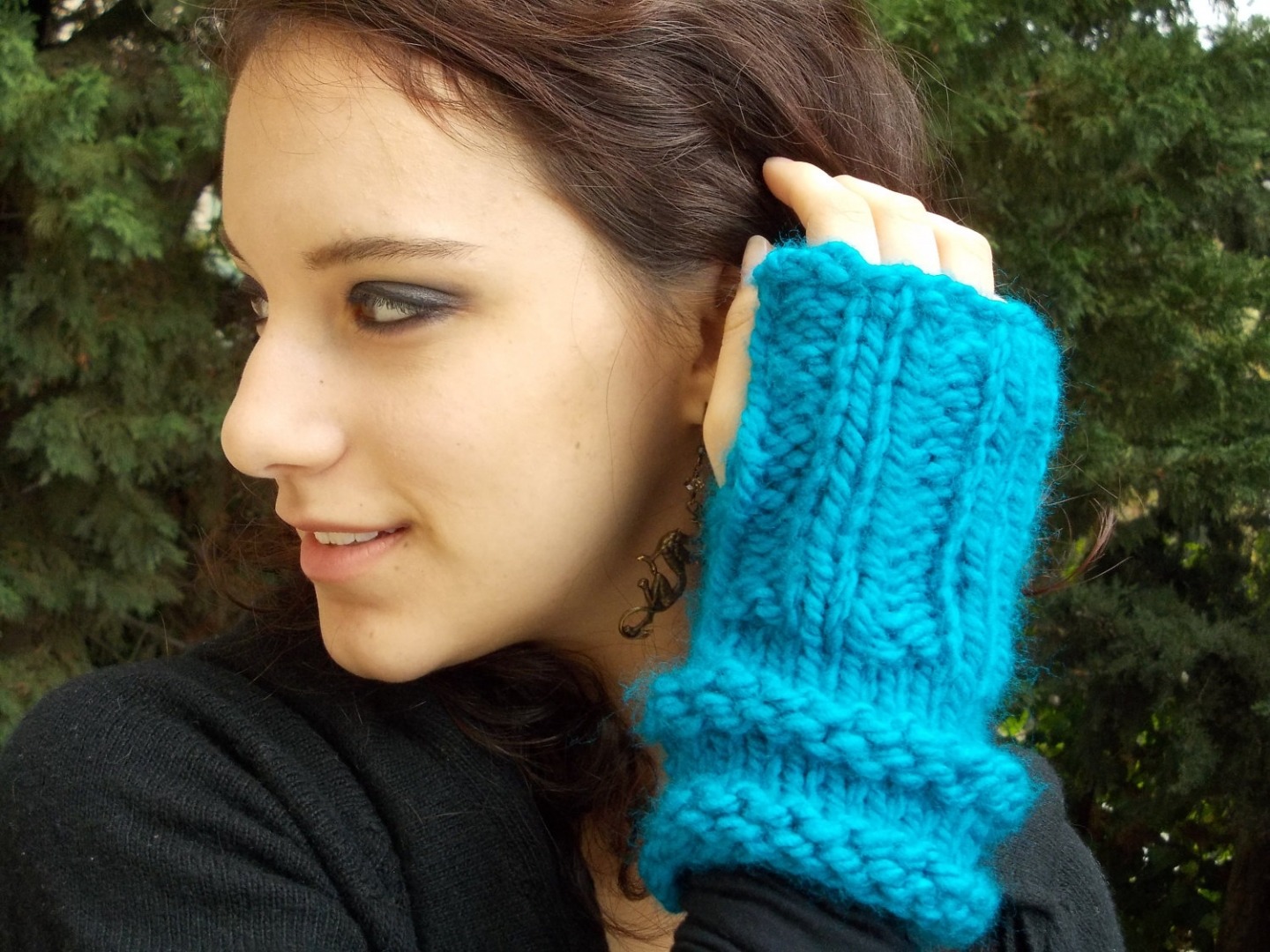 patron tricot mitaine sans doigt