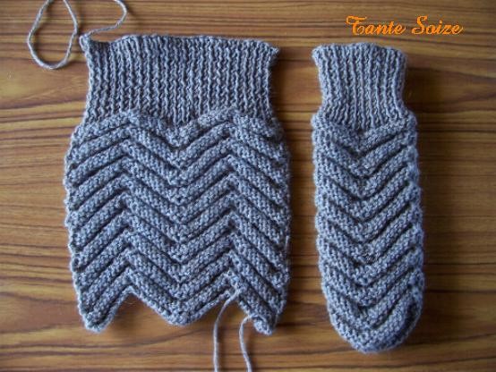 patron pantoufle au tricot
