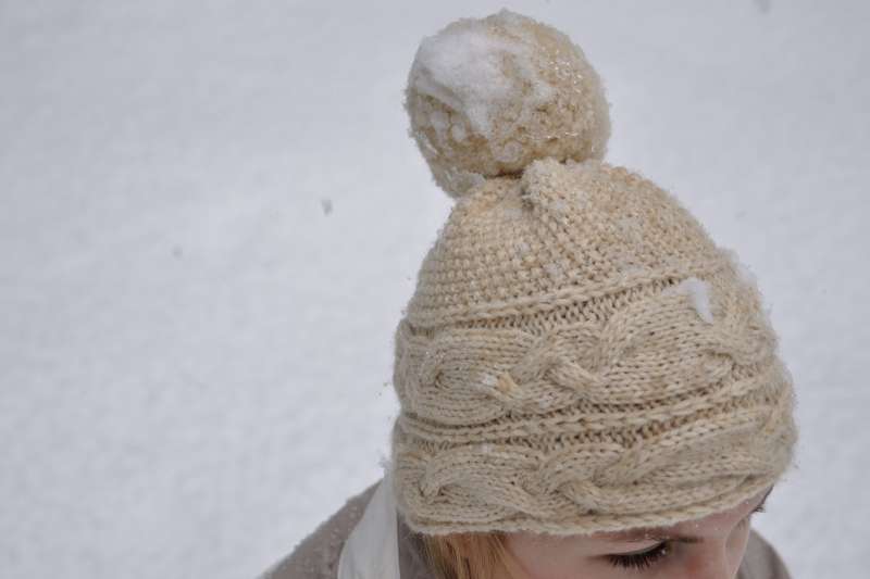 patron tricot bonnet pompon