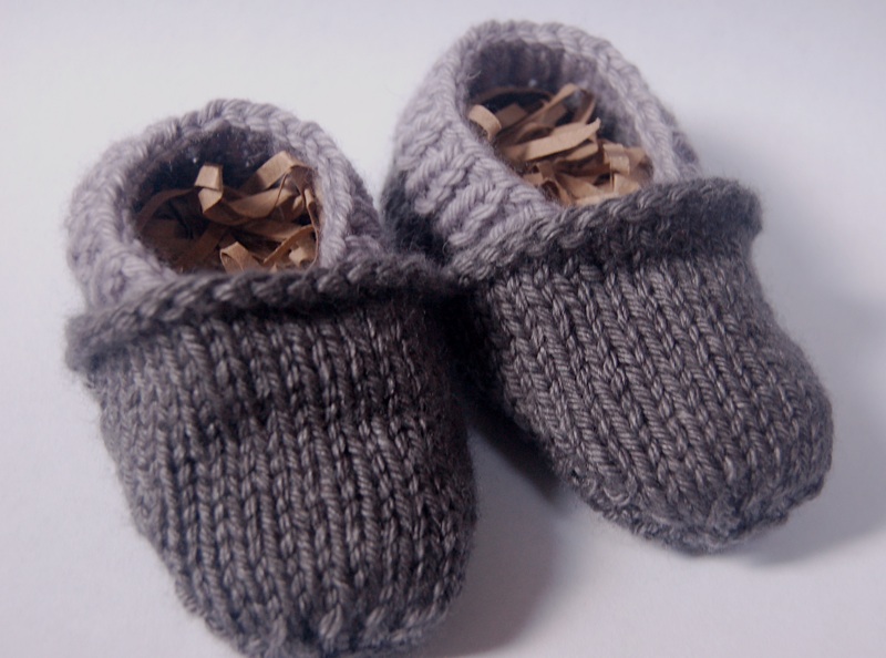 patron tricot chausson