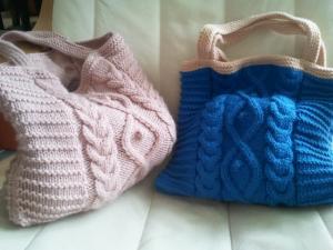 patron tricot sac a main