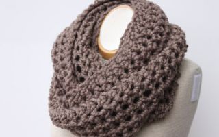 patron tricot echarpe tube