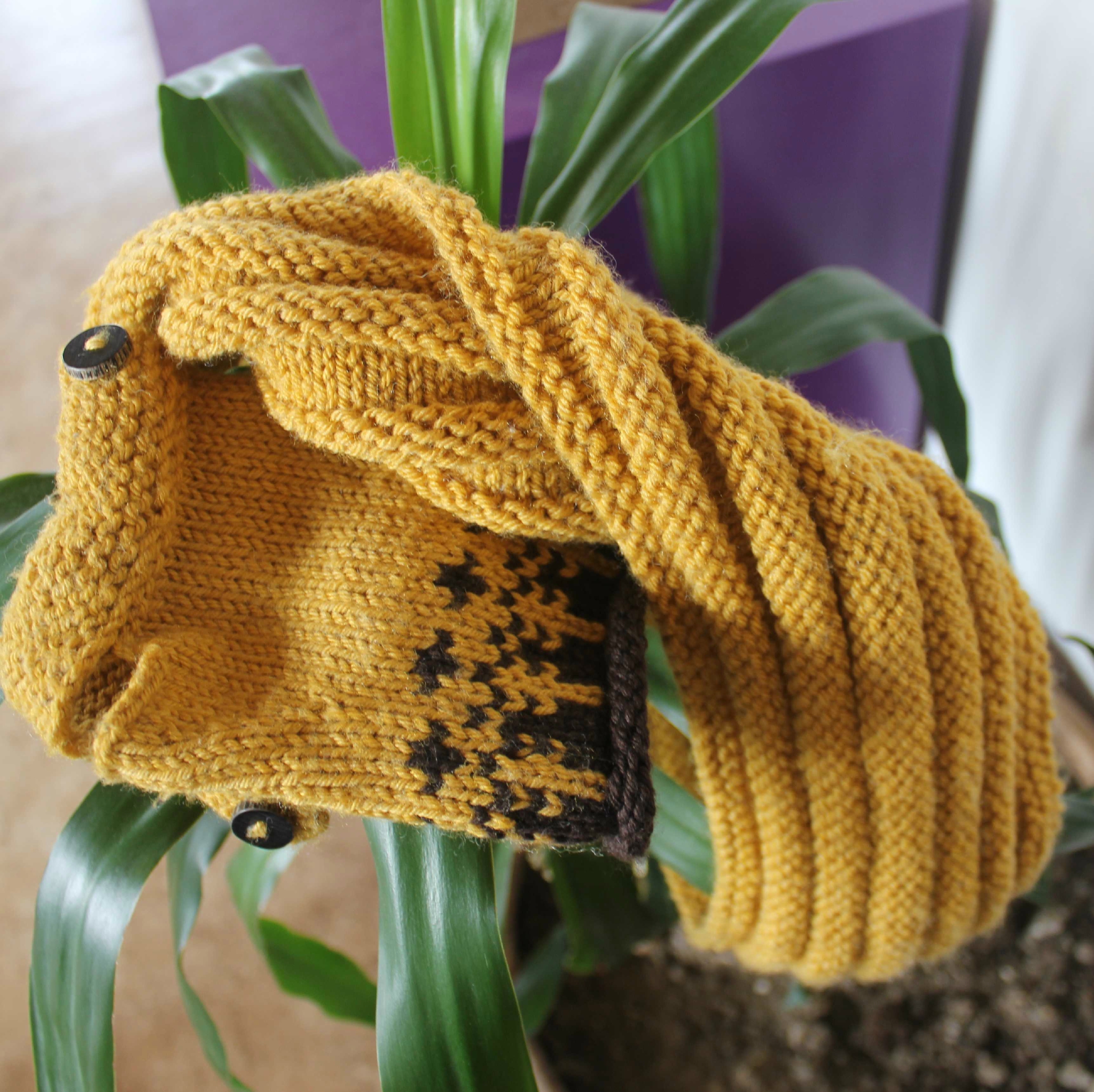 patron tricot foulard sans fin