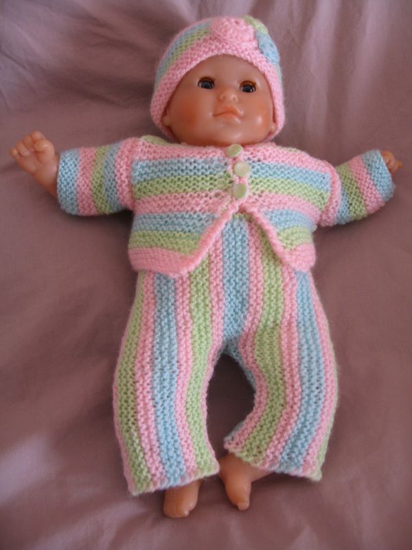 patron tricot poupon 30 cm