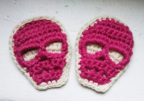 patron tricot tete de mort