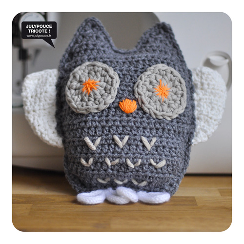 patron tricot hibou