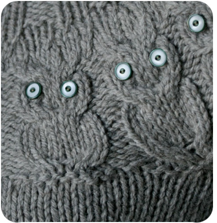 patron tricot hibou