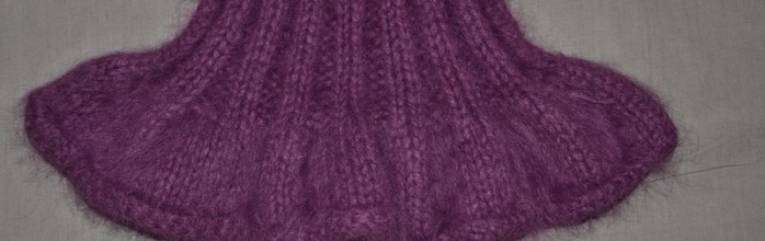 patron tricot foulard facile