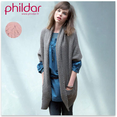 patron tricot gilet capuche femme