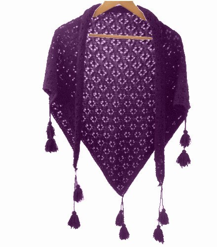 patron chale en tricot