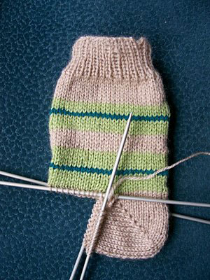 patron chaussette tricot debutant