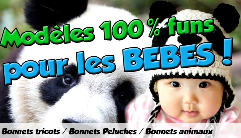 patron tricot bonnet animaux