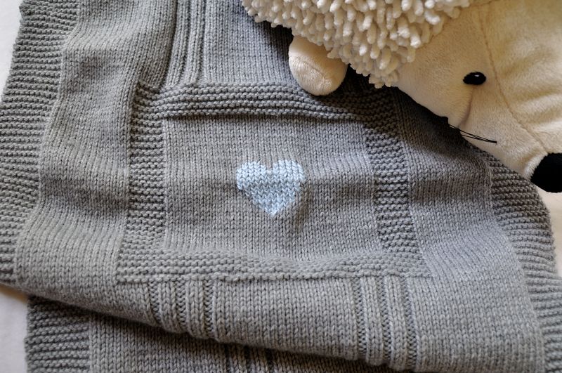 patron couverture au tricot gratuit