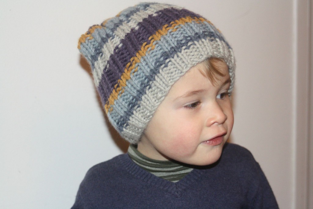 patron tricot bonnet 2 ans