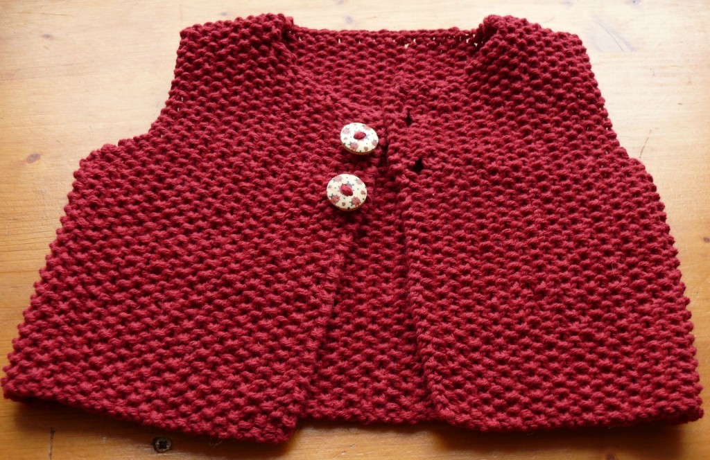 patron gilet tricot 3 ans