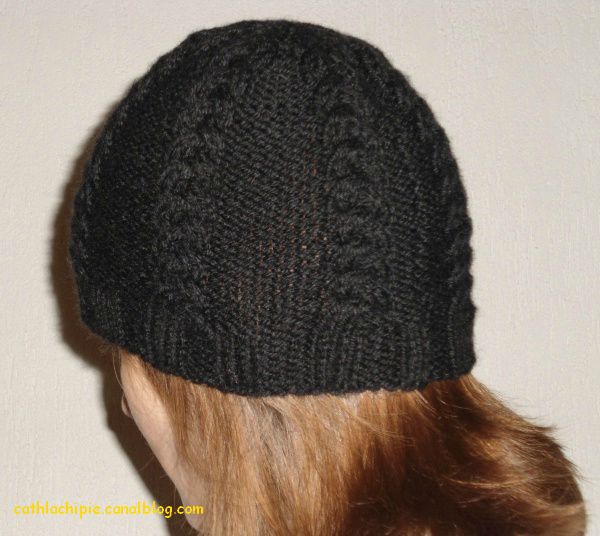 patron tricot tuque torsade