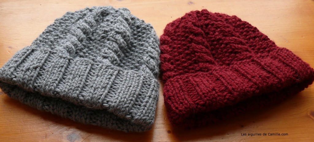 patron tricot gratuit tuque femme