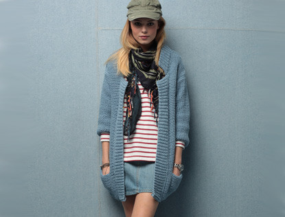 patron tricoter gilet femme