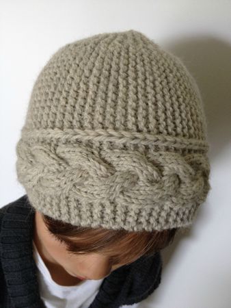 patron tricot tuque torsade