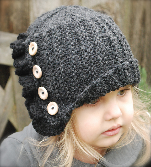 patron tricot bonnet cloche