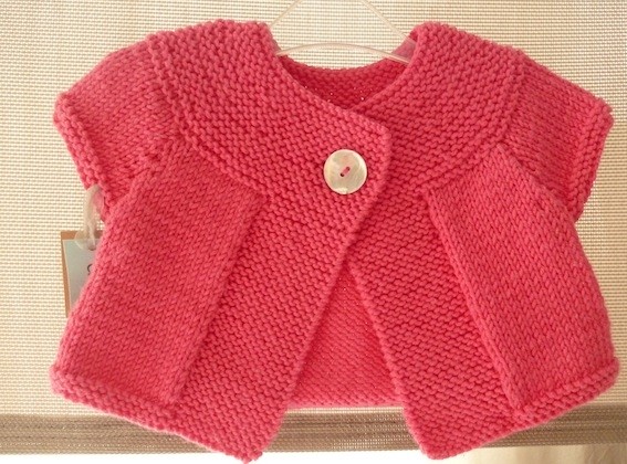 patron tricot gilet fille gratuit