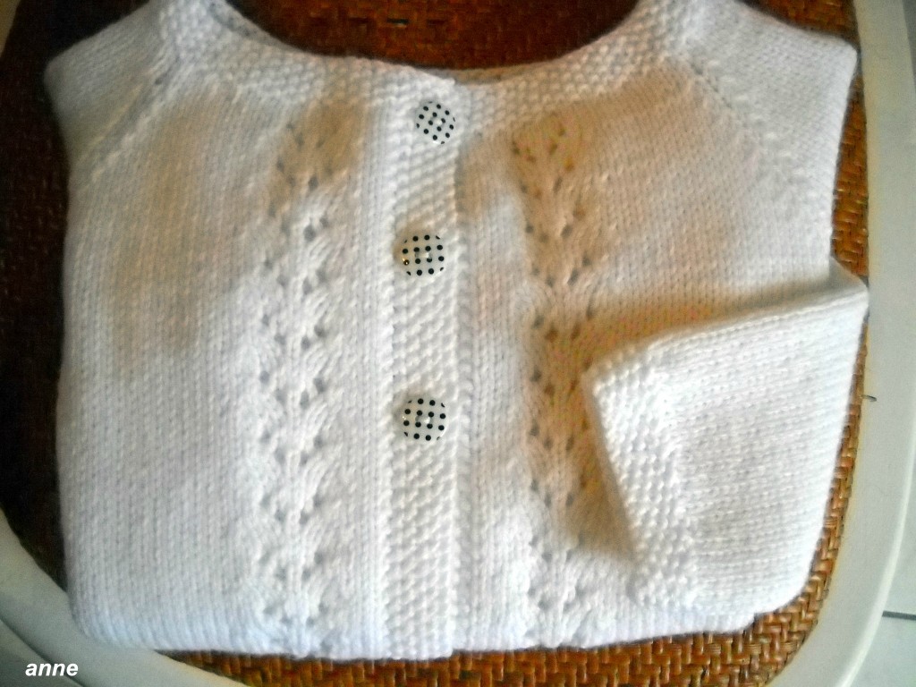 patron gilet tricot 3 ans