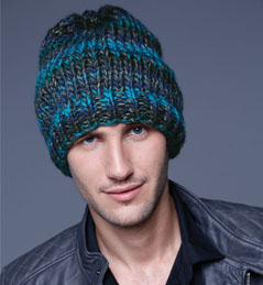 patron tricot bonnet homme