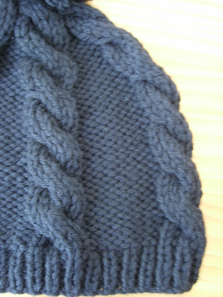 patron tricot tuque torsade