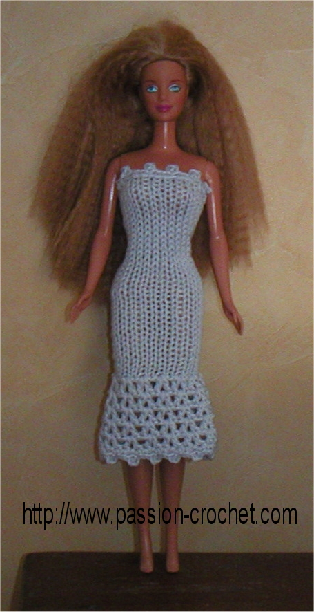 patron tricot barbie