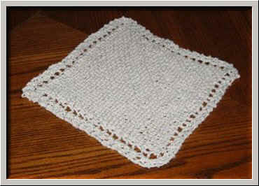 patron tricot linge vaisselle