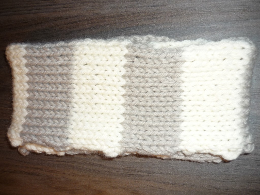 patron tricot echarpe debutant