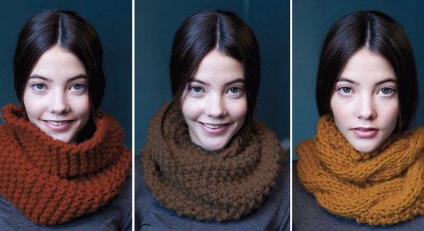 patron tricoter snood