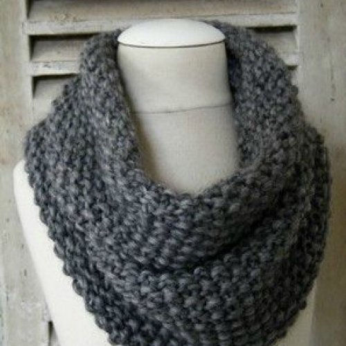 patron tricoter snood