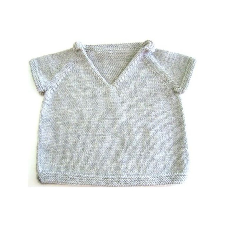 patron tricot pull 2 ans