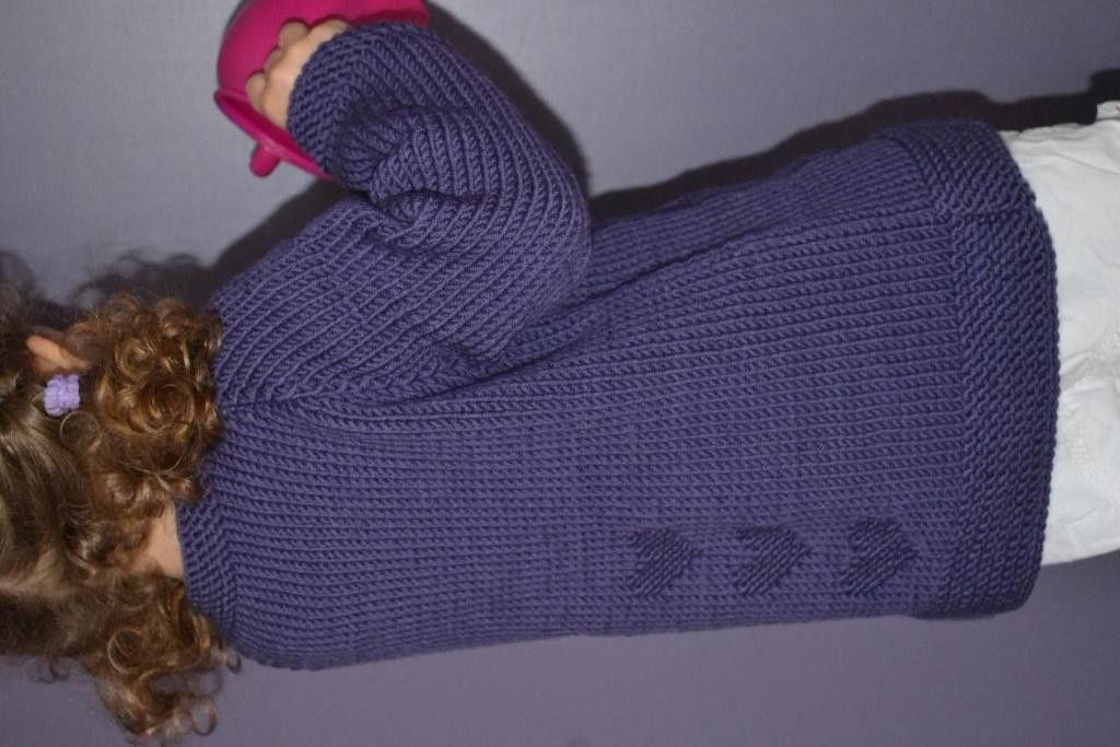 patron tricot pull 2 ans