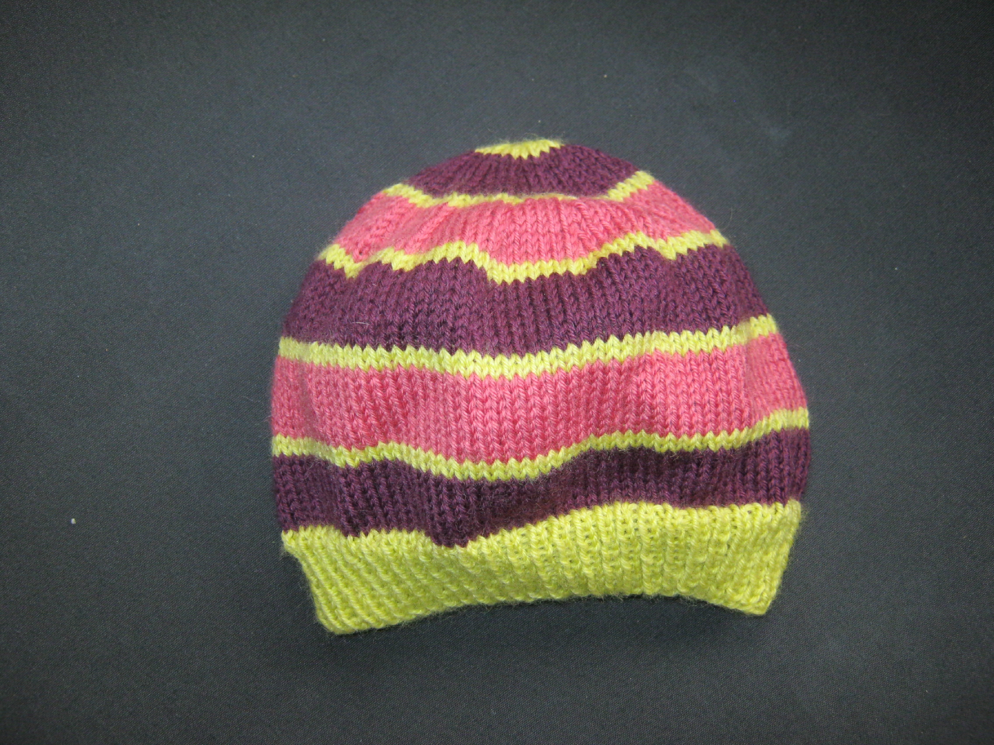 patron tricot bonnet 3 ans