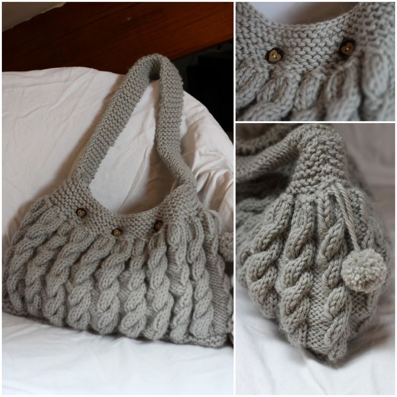 patron gratuit de sac en tricot
