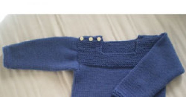 patron tricot pull 2 ans