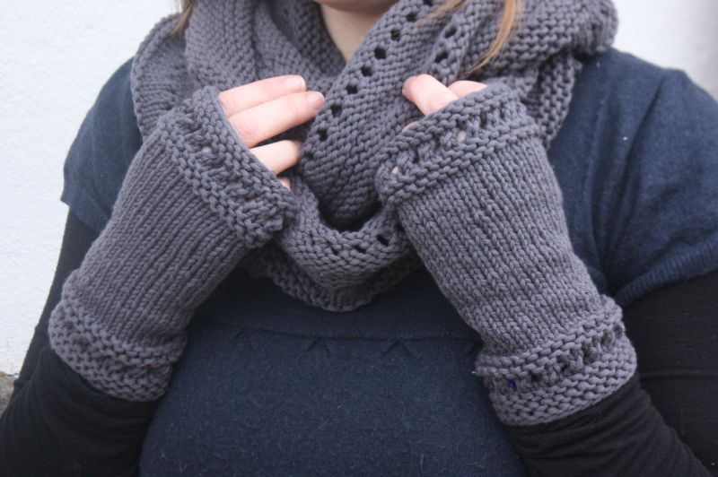 patron tricot mitaine