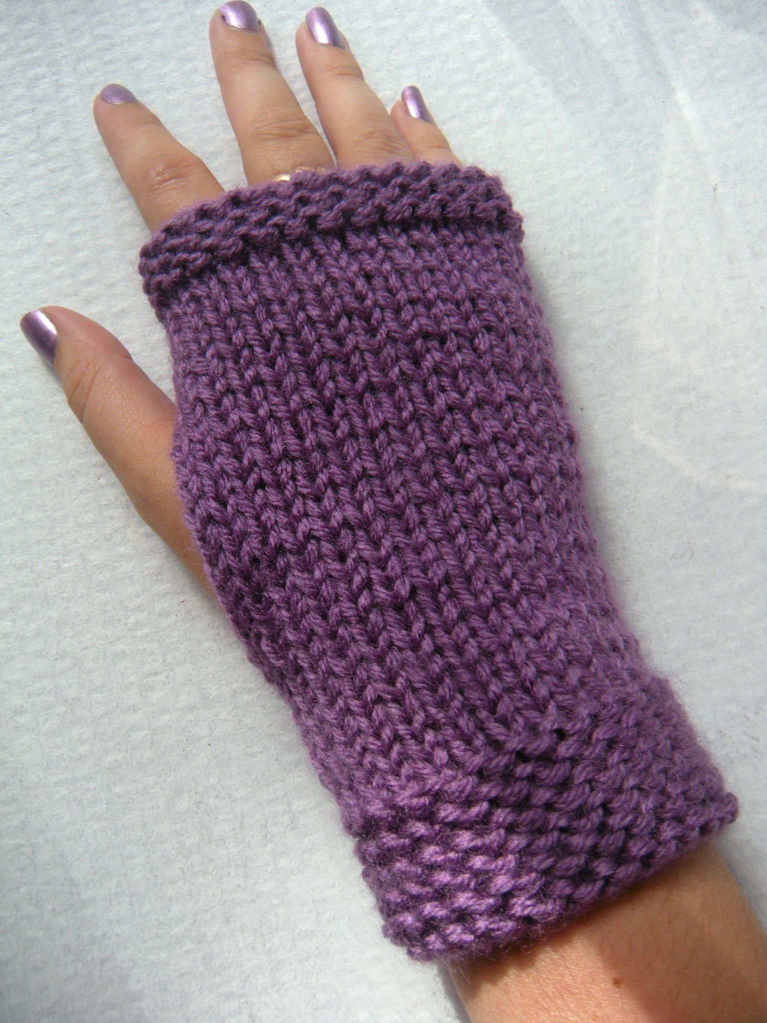 patron tricot mitaine