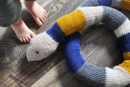 patron doudou serpent tricot