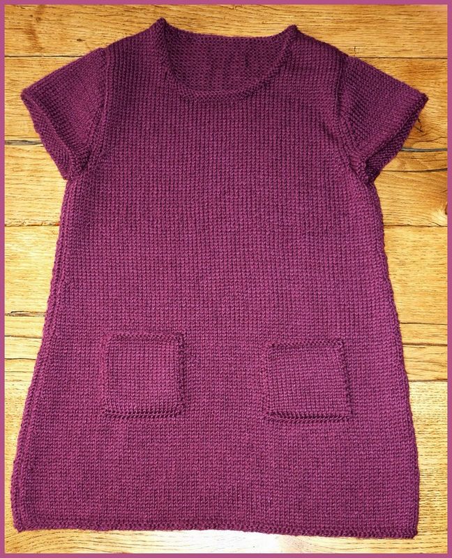 patron tricot robe fille