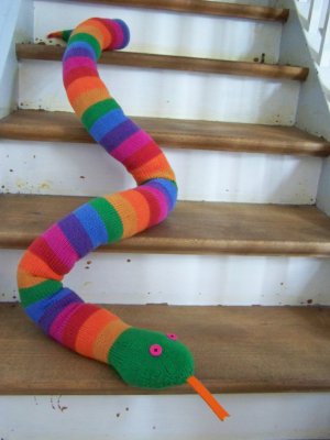 patron doudou serpent tricot