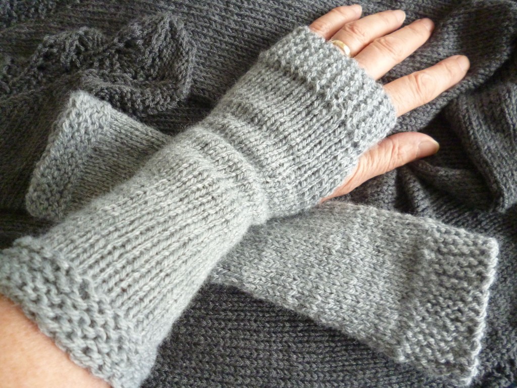 patron mitaine en tricot