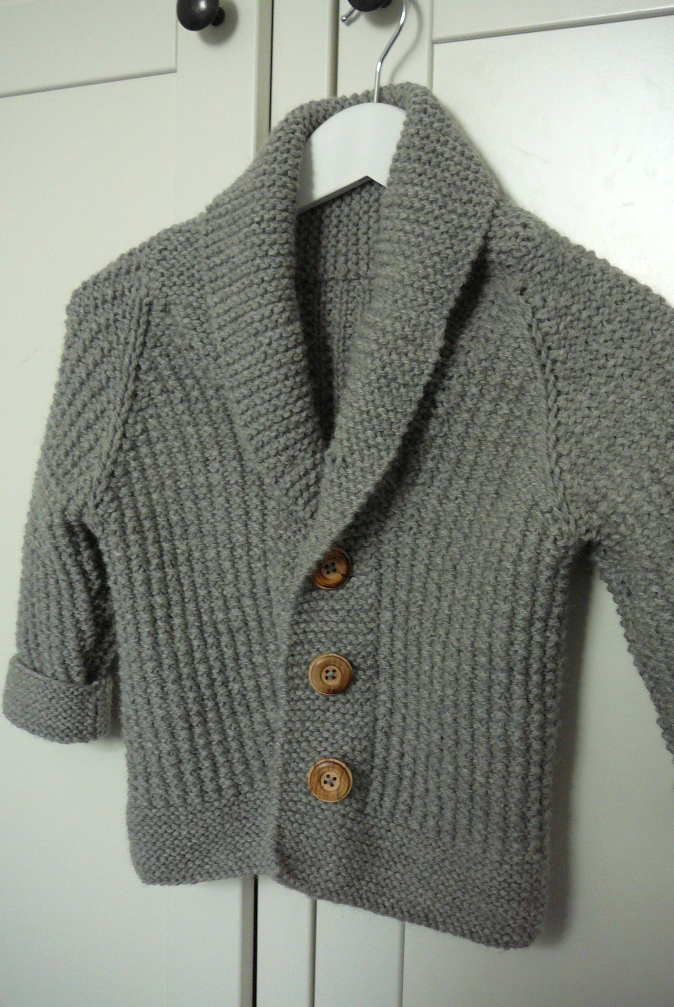 patron tricot veste 18 mois