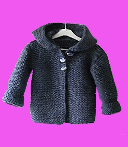 patron tricot veste 18 mois